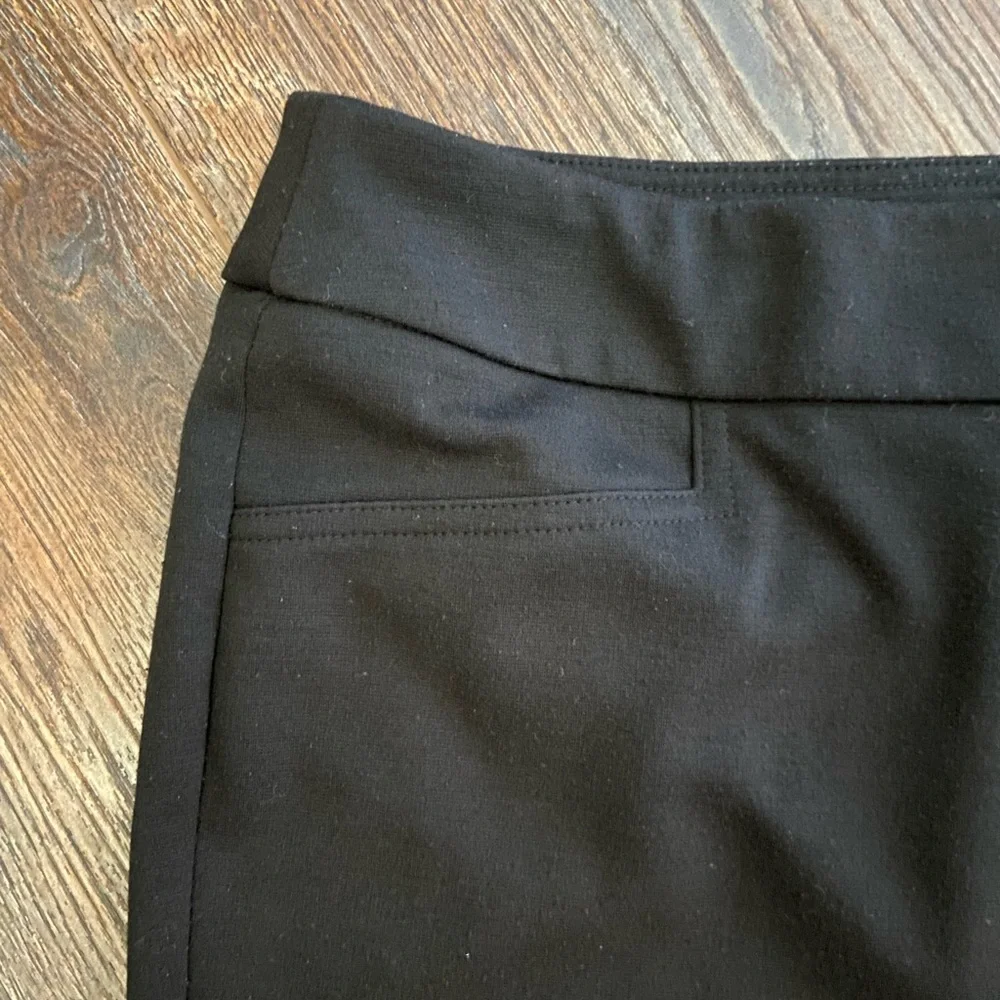 Avenue black knit trousers
